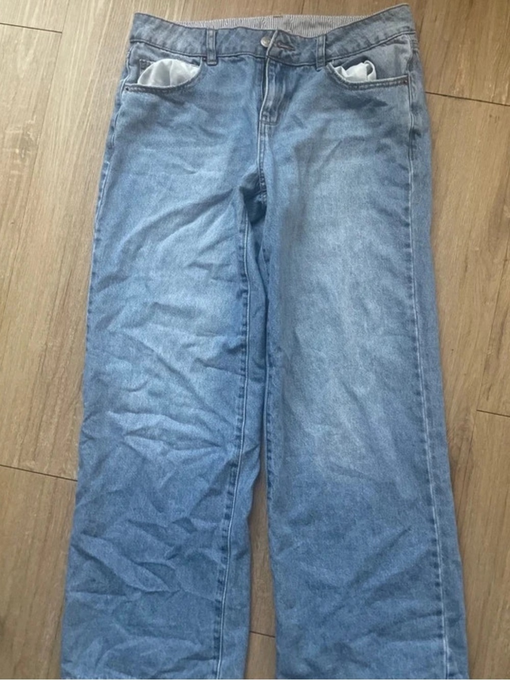 Women’s Straight Leg Jeans - Light Blue